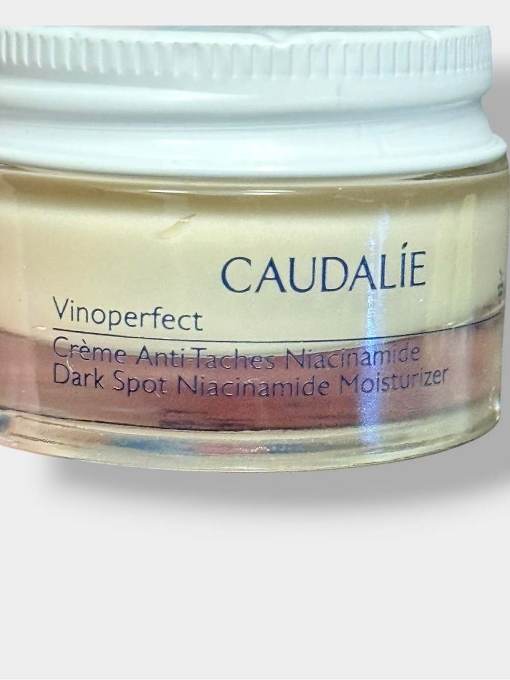 Caudalie NWOB Vinoperfect Dark Spot Niacinamide Moisturizer Jar- Travel Size
